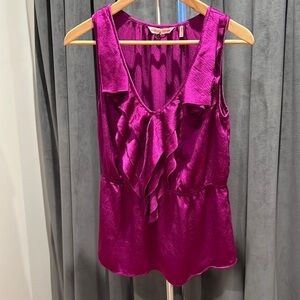 Rebecca Taylor Barbie core pink sleeveless top